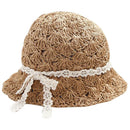 New Handmade Girls Beach Hats Hats For Girl Parent-Child Sun Hats Summer St