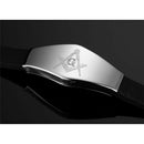 Stainless Steel Silicone Masonic Bracelet Wristband Freemason Knight Templar/TEU