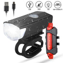 8000 Lumen Rechargeable MTB Cycling Lights Bicycle Torch Front & Rear Lamp Set