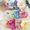 12 Pieces Velor Scrunchie, Velvet Scrunchies, Elastic Hair Velvet