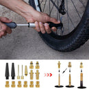 Bike Valve Type Adaptor Bike Wheel Tire Valve Adapter Cap Tube Pump (15pcs)