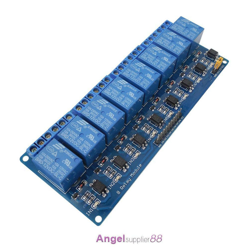 8-Channel 12V Relay Shield Module Board for Arduino UNO 2560 1280 ARM PIC AVR