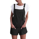 Women Summer Casual Spaghetti Straps Jumpsuits Rompers Ladies Solid Loose S P2L2