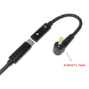 USB-C/Type-C Female to 4.0x1.7mm Male Plug Adapter Connector for Asus Ultrabook