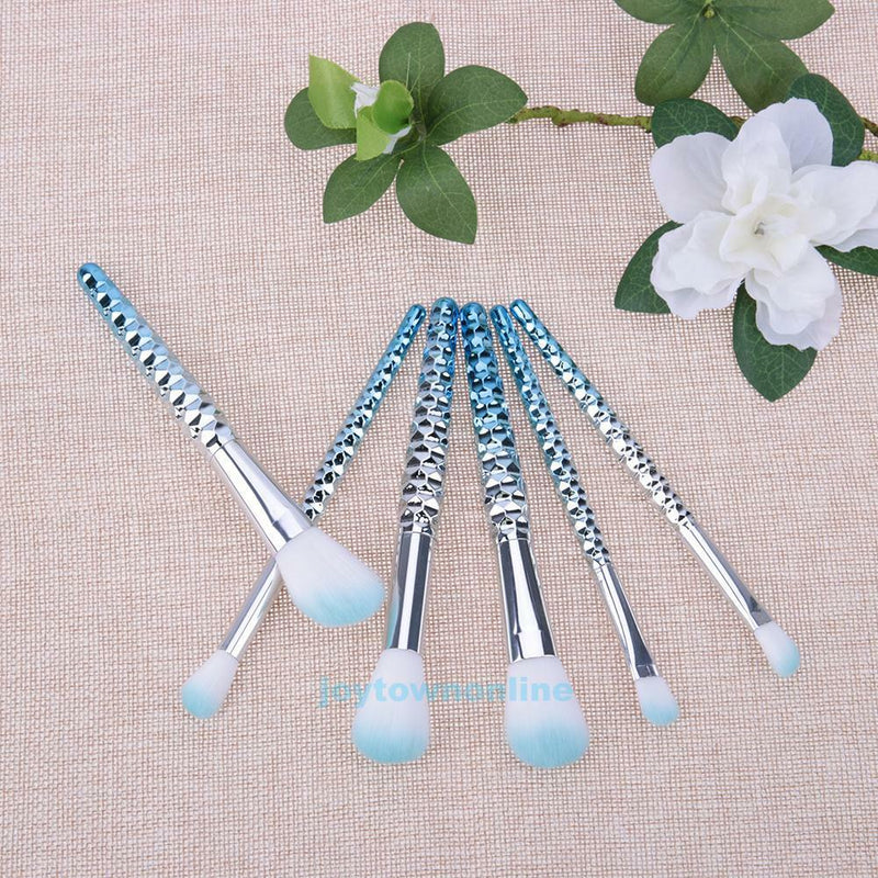 6pcs Makeup Brushes Set Powder Foundation Eyeshadow Facial Blusher Cosmetic Tool