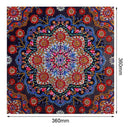 5D DIY Special Shaped Diamond Painting Ethnic Flower Cross Stitch Embroider