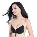 Sexy Wireless Push Up Invisible Bras Women Adhesive Fly Bra (Dot Black C) A