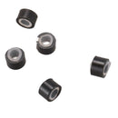 500 Pcs Black 5mm Silicone Lined Micro-ring Links Beads for I Stick Hair Ex