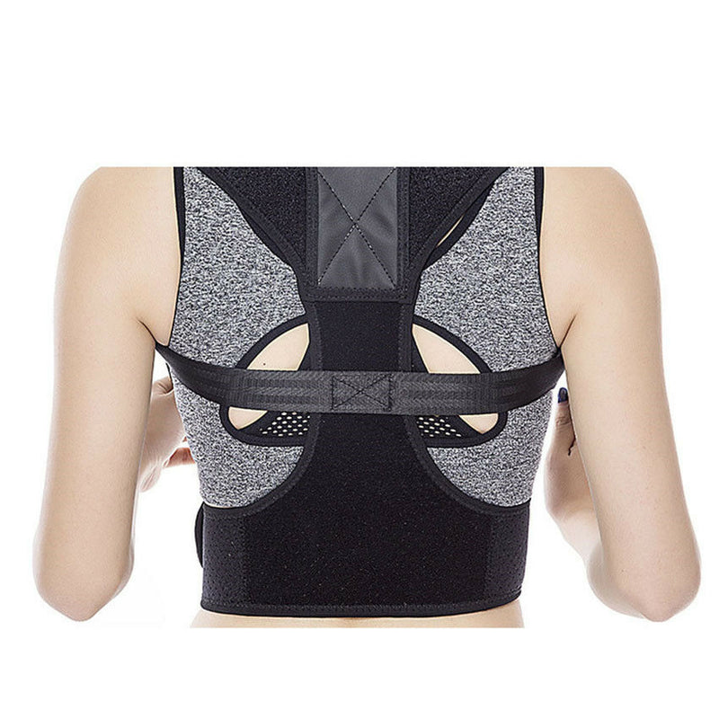 Adjustable Posture Corrector Back Support Shoulder Lumbar Keep Straight Belt