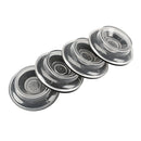 1 Pack Transparent Plastic Piano Caster Cups Sponge Mat Pad Floor Furniture