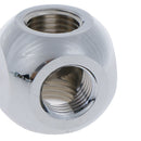 Brass G1/4 inner thread metal 3-way spiltter PC water cooling tube connector BX