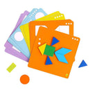 Wood Geometric Puzzle Toys Kids Children Montessori Jigsaw Educational Game Kits