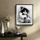 5D DIY Diamond Painting Thinking Dog Cross Stitch Embroidery Rhinestones