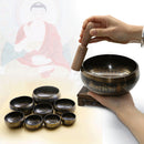 Buddhism Tibetan Hammered Yoga Copper Chakra Hammered Meditation Singing Bowl3C