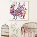 5D DIY Special Shaped Diamond Painting Rooster Embroidery Mosaic Craft Kit