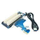 Desktop Pci-Express Pci-E To Pci Adapter Card Pcie To Dual Pci Slot Expansi I8O4
