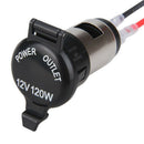 12V USB Cigarette Lighter Waterproof Car Power Port Outlet Socket For Motorcycle