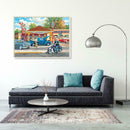 5D DIY Full Drill Diamond Painting Car Scenery Pattern Cross Stitch (06)