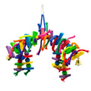 Bird Toys With Vivid Color For Parrot Pigeon Rope