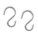 2 Pieces S Shaped Heavy Duty 316 Stainless Steel Hanging Hooks 45 x 28mm