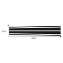 1 Pair Long Stripe Vinyl Car Stickers Hood Bonnet Decals Styling Accessory
