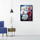 Angel Devil Cross Stitch Embroidery Kit 5D Full Drill DIY Diamond Painting