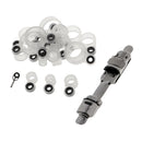 23pcs 23 Size Silicone Fishing Rod Guides Eye Rings and Reel Seat Repair Kit