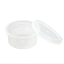 10/Set Round Deli Food Soup Storage Containers Reusable Clear Boxes w/ Lids VJL