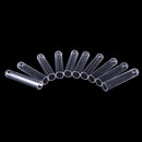 New 10pcs 12*60mm Clear Plastic Test Tubes Hard plastic test  trial tube ME