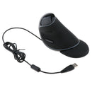 USB Wired High-Precision Optical Vertical Mouse with Adjustable DPI and RGB