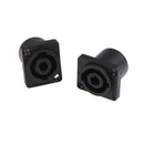 2x Speakon female jack audio speaker cable 4Pole panel chassis socket connecto Z