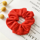 9 Pieces Hair Scrunchies Cotton Elastic Hair Bands Scrunchy Hair Ties Ropes