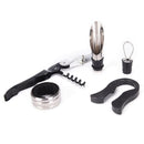 4in1 Stainless Steel Wine Tool Gift Set Bottle Opener Pourer FT