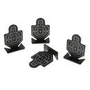 4pcs Metal Practice Silhouette Shooting Aim Target Mini Plinking Targets