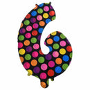 cartoon point number foil balloon for birthday Party Supplies Decoration ki B6Z8