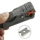Rotary Coaxial Stripping Cable Stripper Cutter Tool For RG-58/59/62/6QS/3C/4C 3C