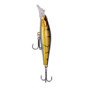 5x/set plastic minnow fishing lures floating rattles bass crankbait 8.5cm/8._3C