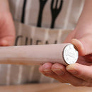 With scale Solid wood rolling stick Cake pie noodles rolling Pins Dough Roll Cy