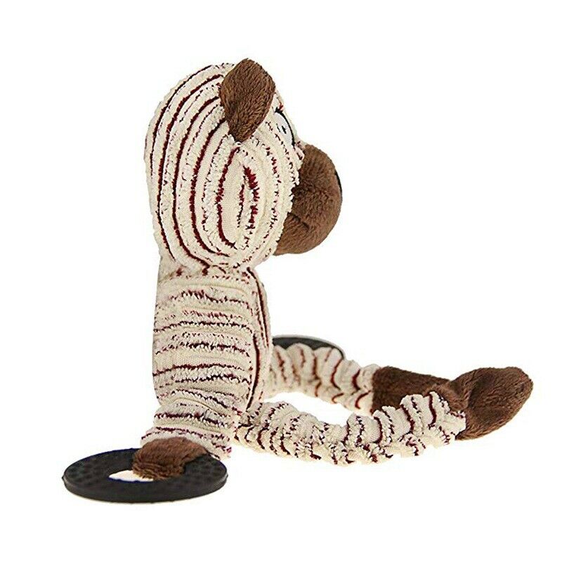 Funny Pet Dog Toys Chew Squeaky Toys Chewing Sound Molar Bite Bear Shape To