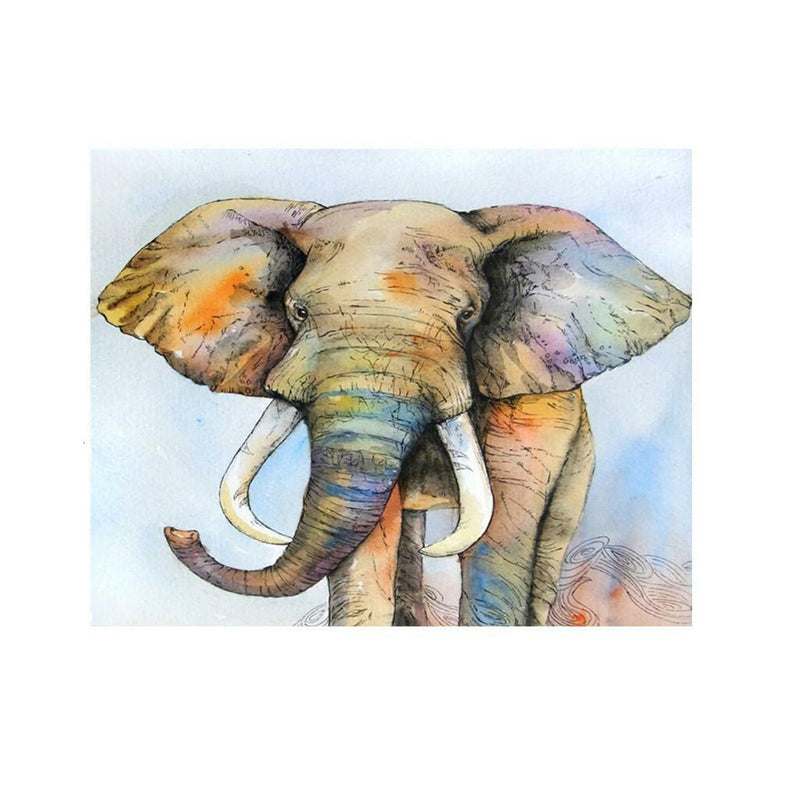 South Asian Elephant Tapestry Wall Hanging Hippie Beach Boho Scarf Mat White