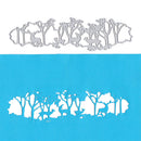 Deers in wood Metal Cutting Dies Stencil Scrapbook Paper Cards Album De-L FT