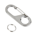 Stainless Steel Carabiner Key Chain Clip Snap Hook Karabiner Camping Keyring