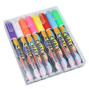 8pcs Wet Erase Chalk Markers Pen Chalkboard Window Glass Highlighter Pens