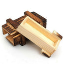 Compartment Magic Wooden Puzzle Box Puzzle Wooden Secret Trick  hv2n