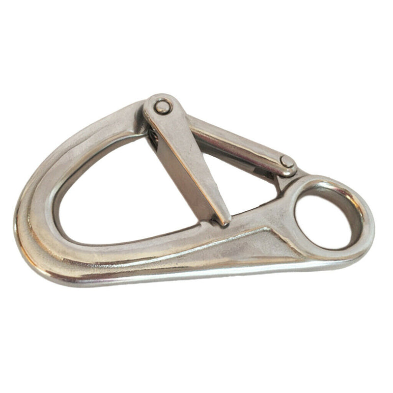 Stainless Steel Marine Boat Eye Spring Snap Hooks Clip Anchor Accessories