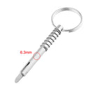 MagiDeal 6.3x76mm Quick Release Pin Deck Hinge Parts - 316 Stainless Steel