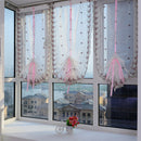 Embroidered Flower Tulle Window Screens Door Balcony Curtain Sheer Scarf Tide