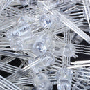 100 pcs 5mm Warm White LED Diode Lights DC 3V 20mA Bulb Lamps Electronics C