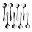 8 Pieces Stainless Steel Creative Flower Coffee Spoon Tableware Tea Spoons  J4U7