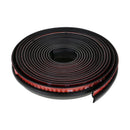 4M Z-Shape Car Door Window Strip Rubber Weatherstrip Seal Strip Sound insulated